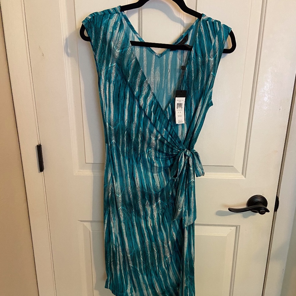 BCBGMaxazria Faux Wrap Dress